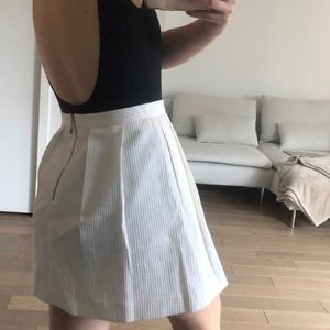 French connection white skater skirt
